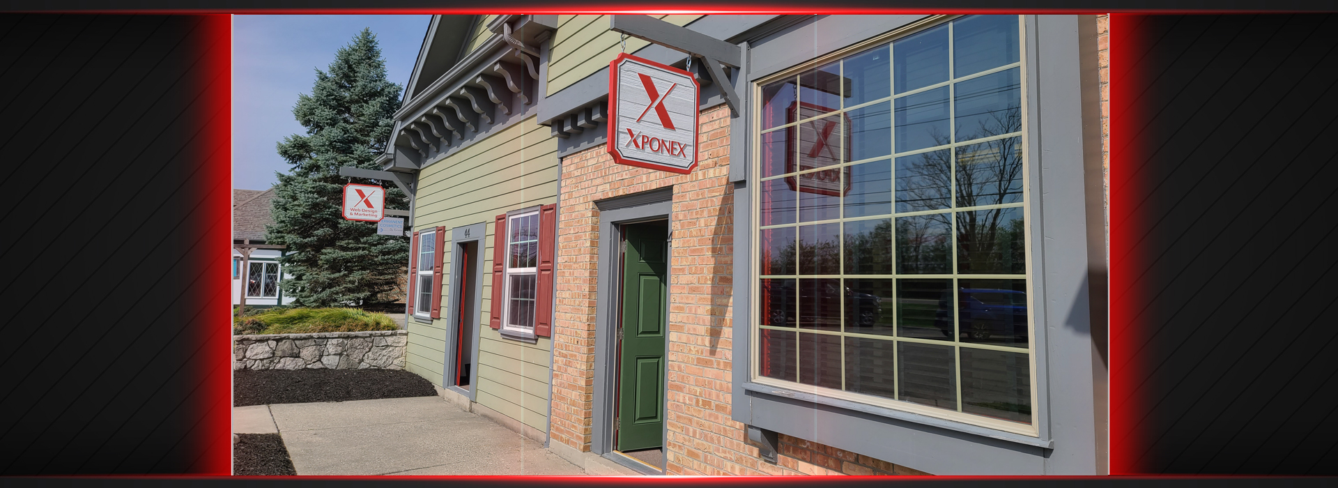 XPONEX office storefront in Franklin, Ohio